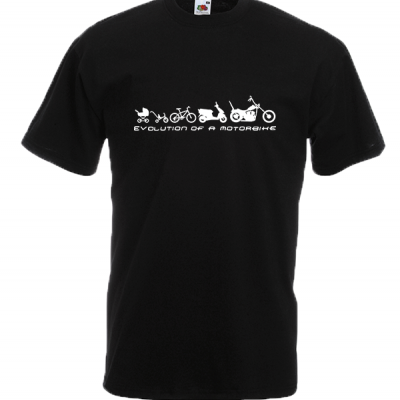 Motorbike Evolution T-Shirt με στάμπα