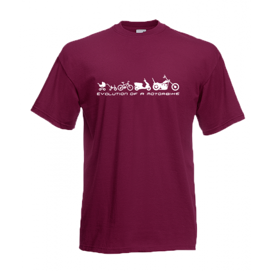 Motorbike Evolution T-Shirt with print
