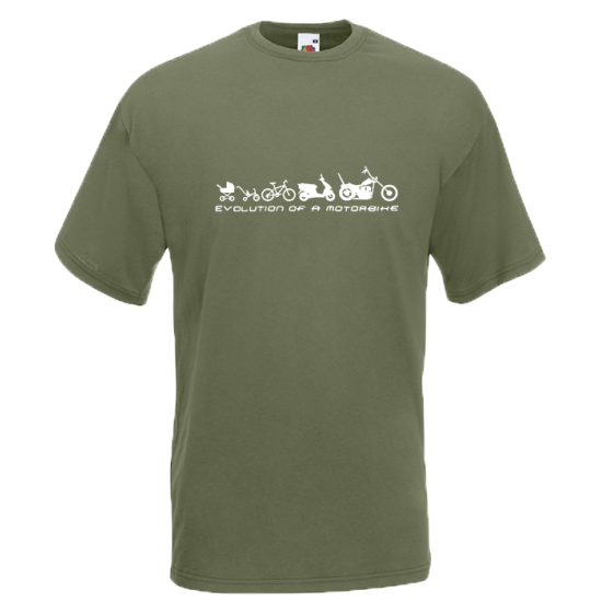 Motorbike Evolution T-Shirt with print