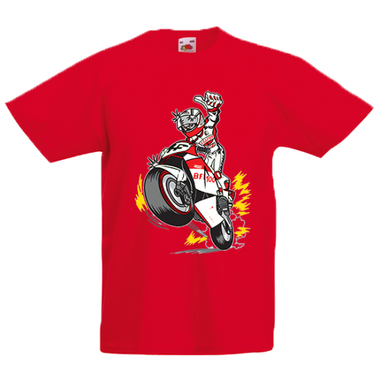 T-Shirt with print Motorbike Kids-3315