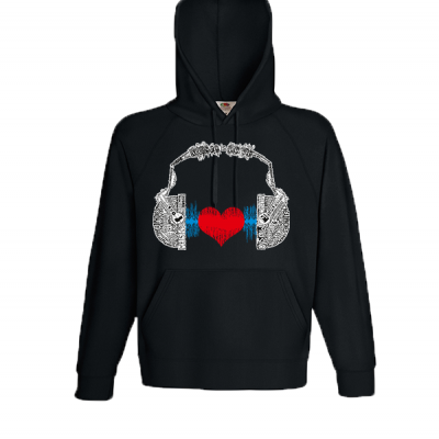 Music Is Love Φούτερ με στάμπα 