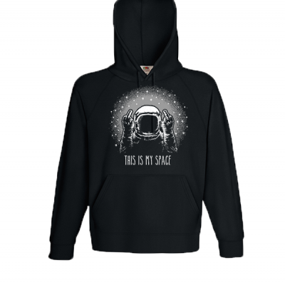 My Space Hooded Sweatshirt with print