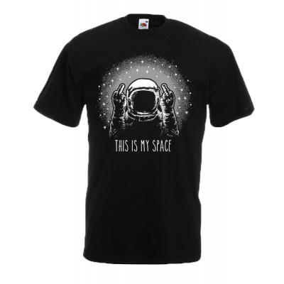 My Space T-Shirt με στάμπα