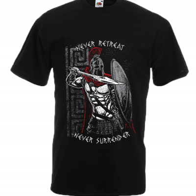 Never Retreat-Never Surrender T-Shirt with print