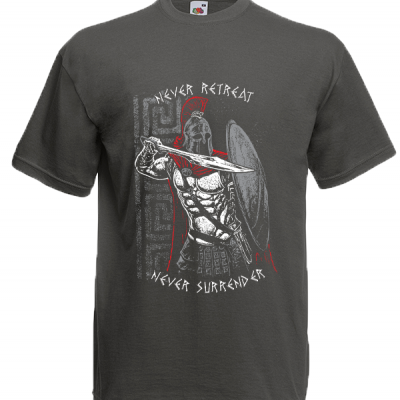 Never Retreat-Never Surrender T-Shirt with print