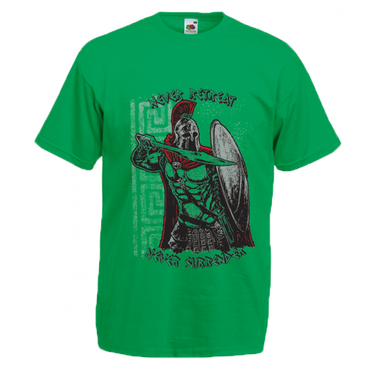 Never Retreat-Never Surrender T-Shirt with print