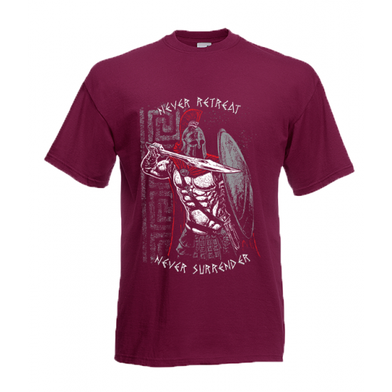 Never Retreat-Never Surrender T-Shirt with print