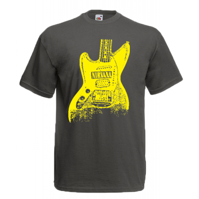 Nirvana Guitar T-Shirt με στάμπα