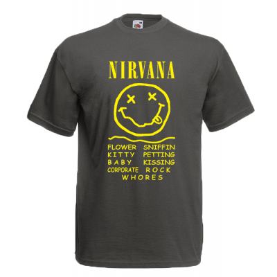 Nirvana Smile T-Shirt με στάμπα