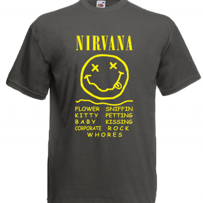 Nirvana Smile T-Shirt with print