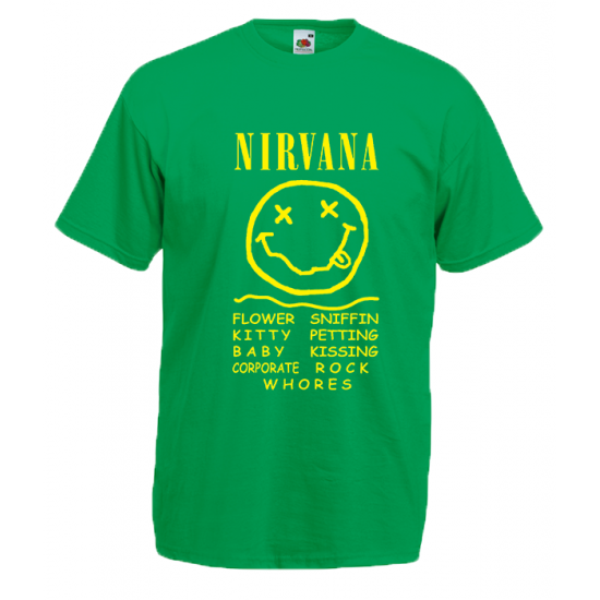 Nirvana Smile T-Shirt με στάμπα