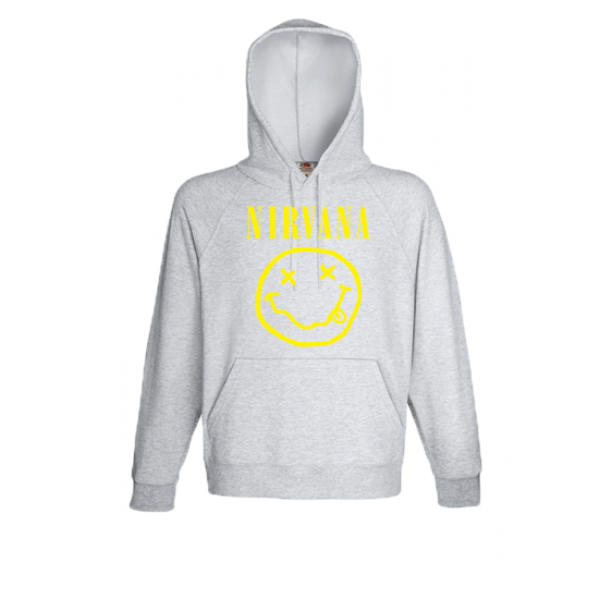 Nirvana Smile Φούτερ με στάμπα