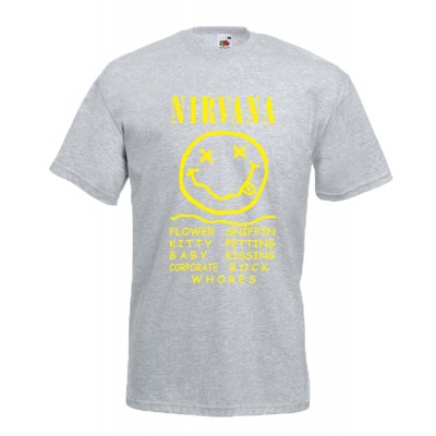 Nirvana Smile T-Shirt με στάμπα