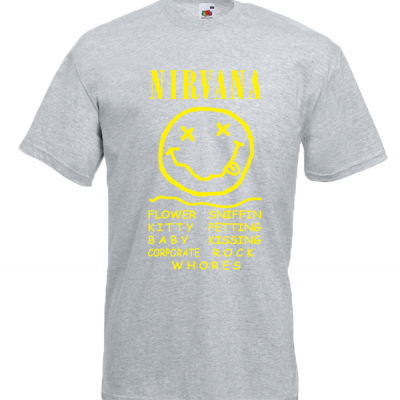 Nirvana Smile T-Shirt με στάμπα
