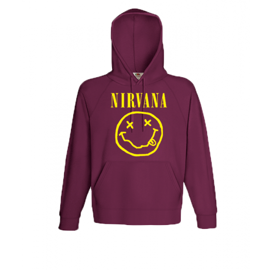 Nirvana Smile Φούτερ με στάμπα