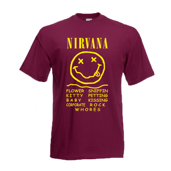 Nirvana Smile T-Shirt με στάμπα