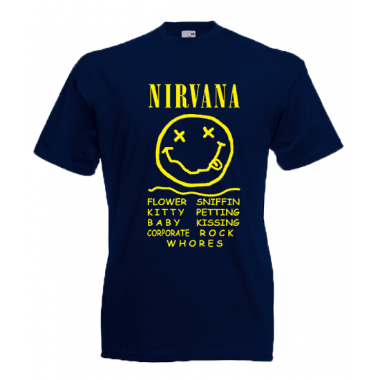 Nirvana Smile T-Shirt με στάμπα