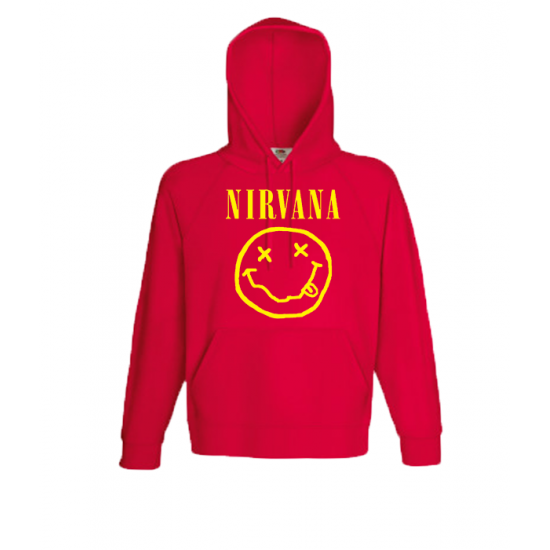 Nirvana Smile Φούτερ με στάμπα