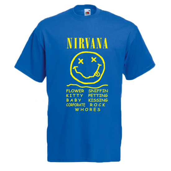 Nirvana Smile T-Shirt με στάμπα