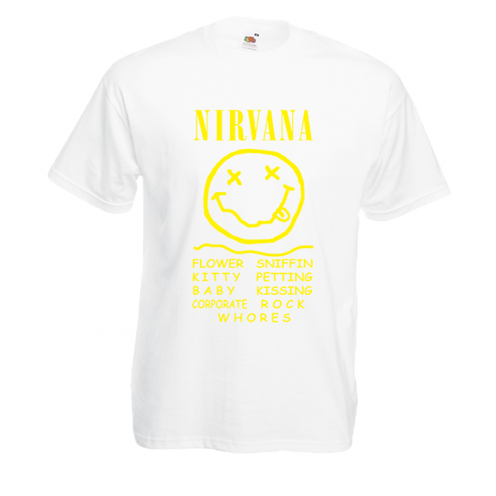 Nirvana Smile T-Shirt με στάμπα