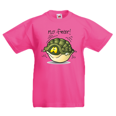 No Fear Tortoise Kids T-Shirt with print