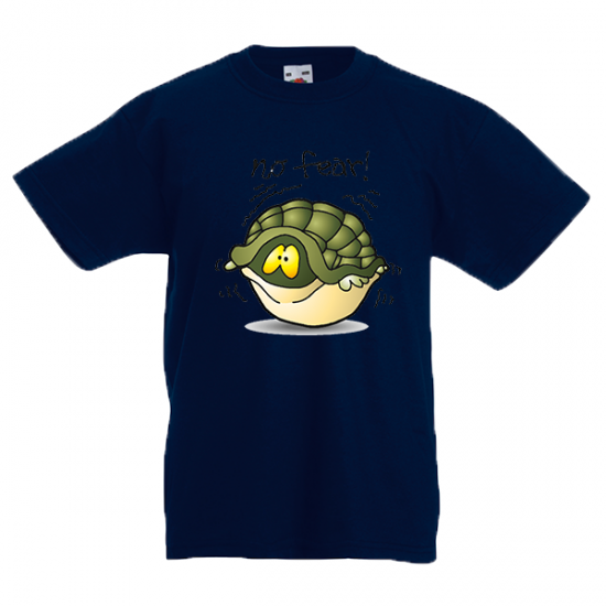 T-Shirt with print No Fear Tortoise-A5837