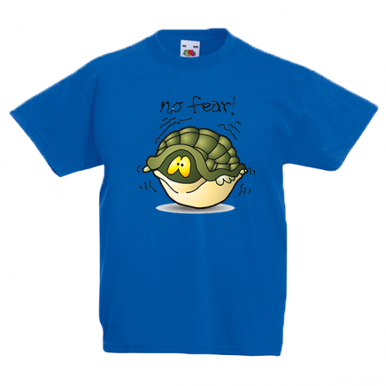 T-Shirt with print No Fear Tortoise-A5837
