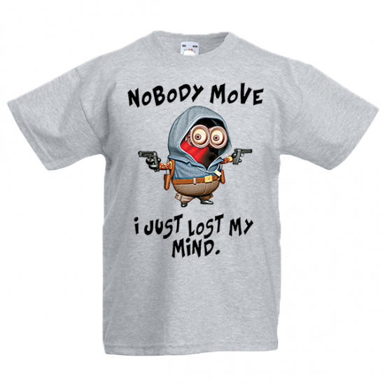 T-Shirt with print Nobody Move-3725