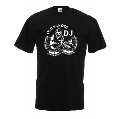 Old School DJ T-shirt με στάμπα 