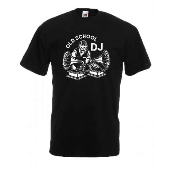 Old School DJ T-Shirt with print