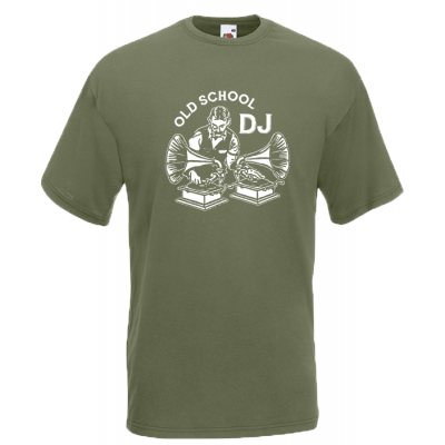 Old School DJ T-shirt με στάμπα 