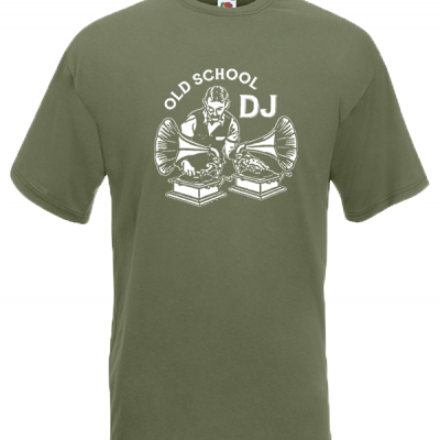 Old School DJ T-Shirt with print