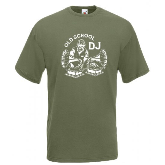 Old School DJ T-Shirt with print