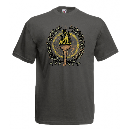 Olympic Flame Retro T-Shirt with print