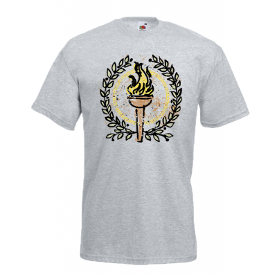 Olympic Flame Retro T-Shirt with print