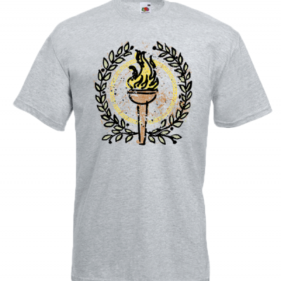 Olympic Flame Retro T-Shirt with print