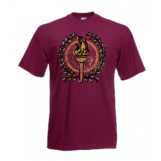 Olympic Flame Retro T-Shirt with print