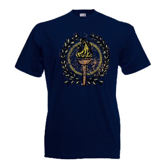 Olympic Flame Retro T-Shirt with print