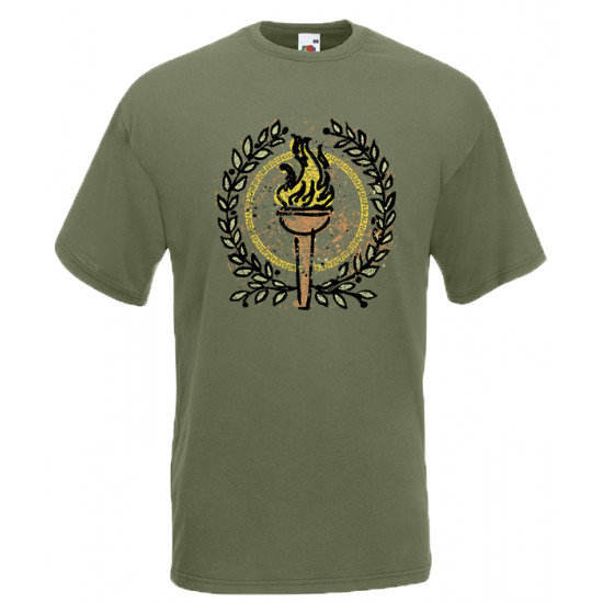 Olympic Flame Retro T-Shirt with print
