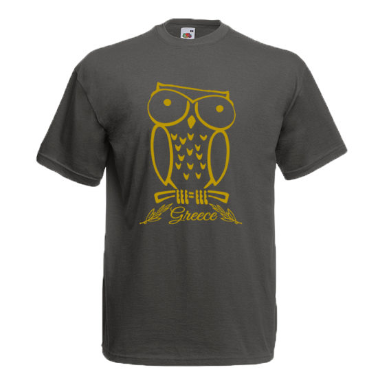 Owl Gold T-Shirt with print