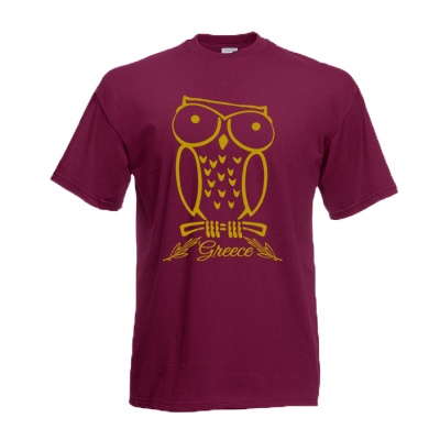 Owl Gold T-Shirt with print