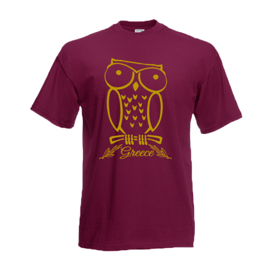 Owl Gold T-Shirt with print