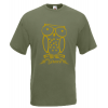 Owl Gold T-Shirt with print