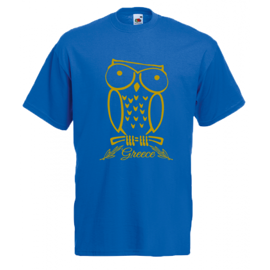Owl Gold T-Shirt with print