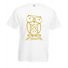 Owl Gold T-Shirt with print
