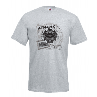 Owl Parthenon T-Shirt with print