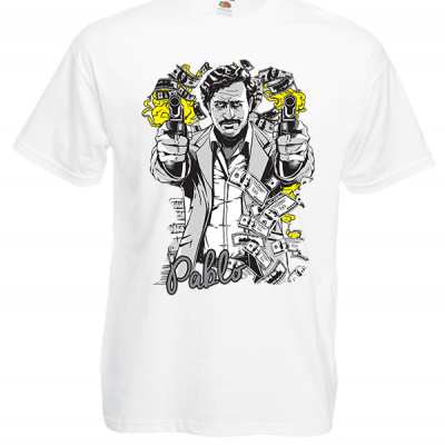 Pablo Escobar T-shirt με στάμπα 