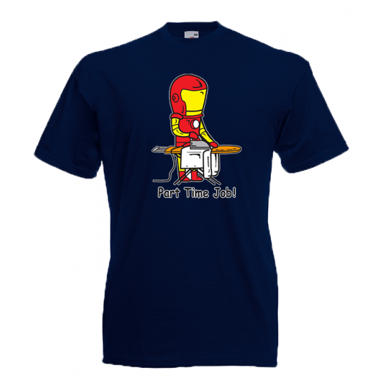 Part Time Job Iron Man T-Shirt με στάμπα