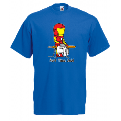 Part Time Job Iron Man T-Shirt with print