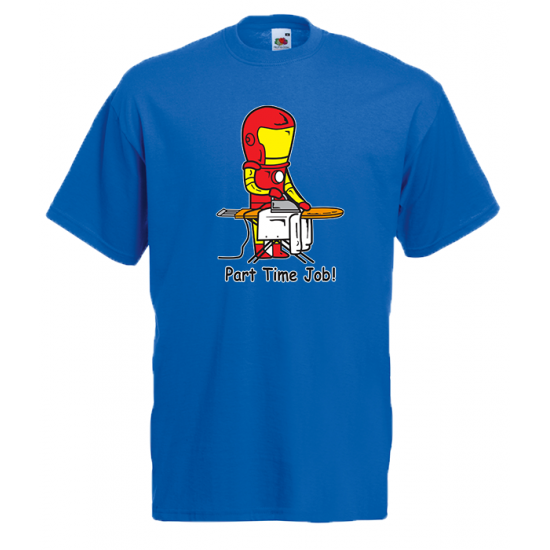 Part Time Job Iron Man T-Shirt με στάμπα